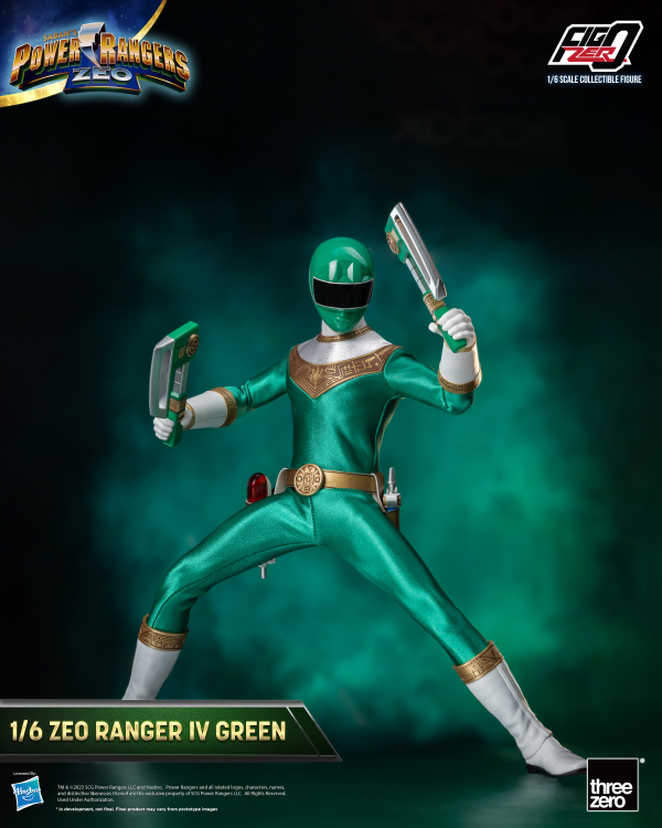 Three Zero Power Rangers Zeo - FigZero 1/6 Zeo Ranger IV Green