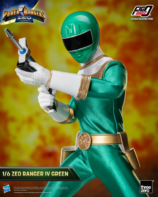 Three Zero Power Rangers Zeo - FigZero 1/6 Zeo Ranger IV Green