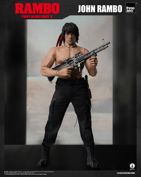 Three Zero Rambo: First Blood Part II - 1/6 John Rambo