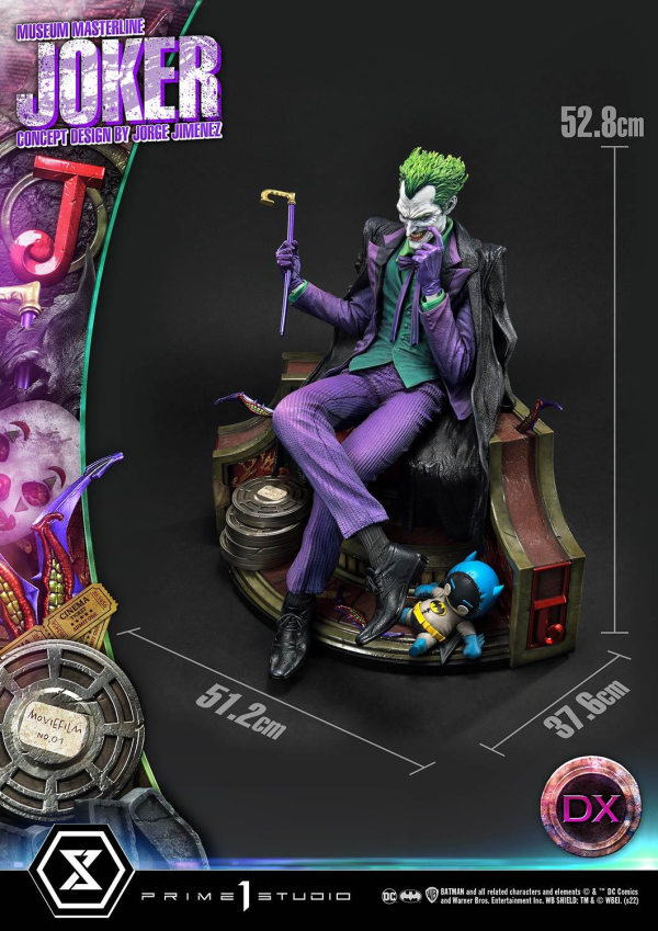 Prime 1 Studio Museum Masterline Batman (Comics) The Joker (Concept Design by Jorge Jimenez) DX Bonus Version | 4580708041216