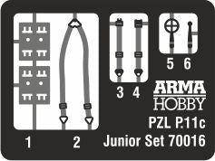 Arma Hobby 1/72 PZL P.11c 'Kresy' Model Kit