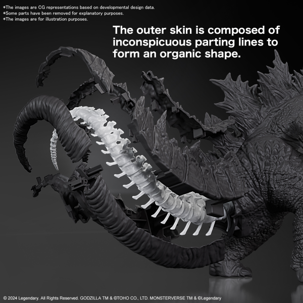 BANDAI Hobby GODZILLA (2024) from “Godzilla x Kong: The New Empire" | 4573102674401