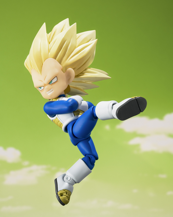 TAMASHII NATIONS SUPER SAIYAN 3 VEGETA (MINI)  "DRAGON BALL DAIMA", TAMASHII NATIONS S.H.Figuarts (P-Bandai Exclusive)(4573102673480)(4573102673480)