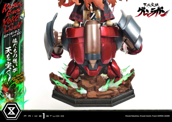 Prime 1 Studio Ultimate Premium Masterline Tengen Toppa Gurren Lagann Kamina, Simon & Yoko with Lagann "Our Hearts Pierce the Skies" | 4580708049540