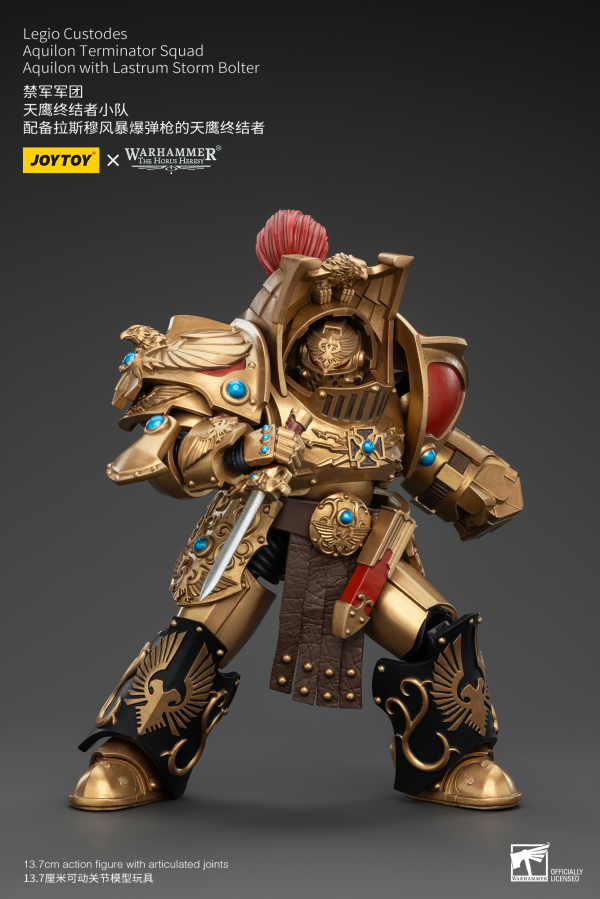 JOYTOY Legio Custodes Aquilon Terminator Squad Aquilon with Lastrum Storm Bolter(6927054400744)(6927054400744)