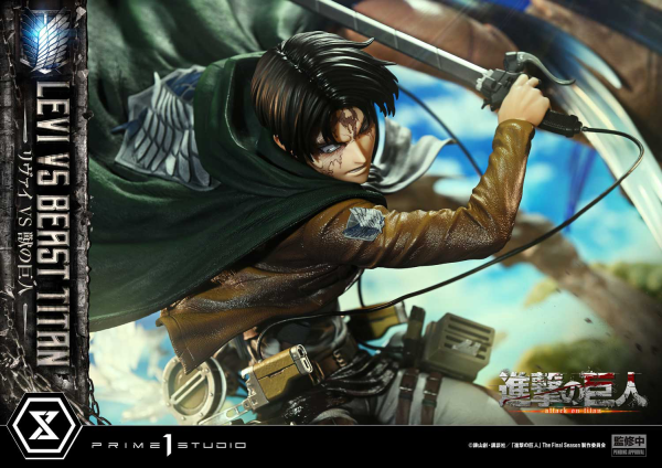 Prime 1 Studio Ultimate Premium Masterline  TV animation Attack On Titan  Levi versus Beast Titan | 4582647120052