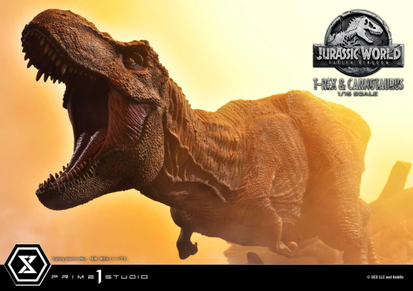 Prime 1 Studio Legacy Museum Collection Jurassic World: Fallen Kingdom (Film) Tyrannosaurus-Rex & Carnotaurus 1/15 scale Deluxe Version | 4580708034874