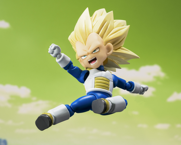 TAMASHII NATIONS SUPER SAIYAN 3 VEGETA (MINI)  "DRAGON BALL DAIMA", TAMASHII NATIONS S.H.Figuarts (P-Bandai Exclusive)(4573102673480)(4573102673480)