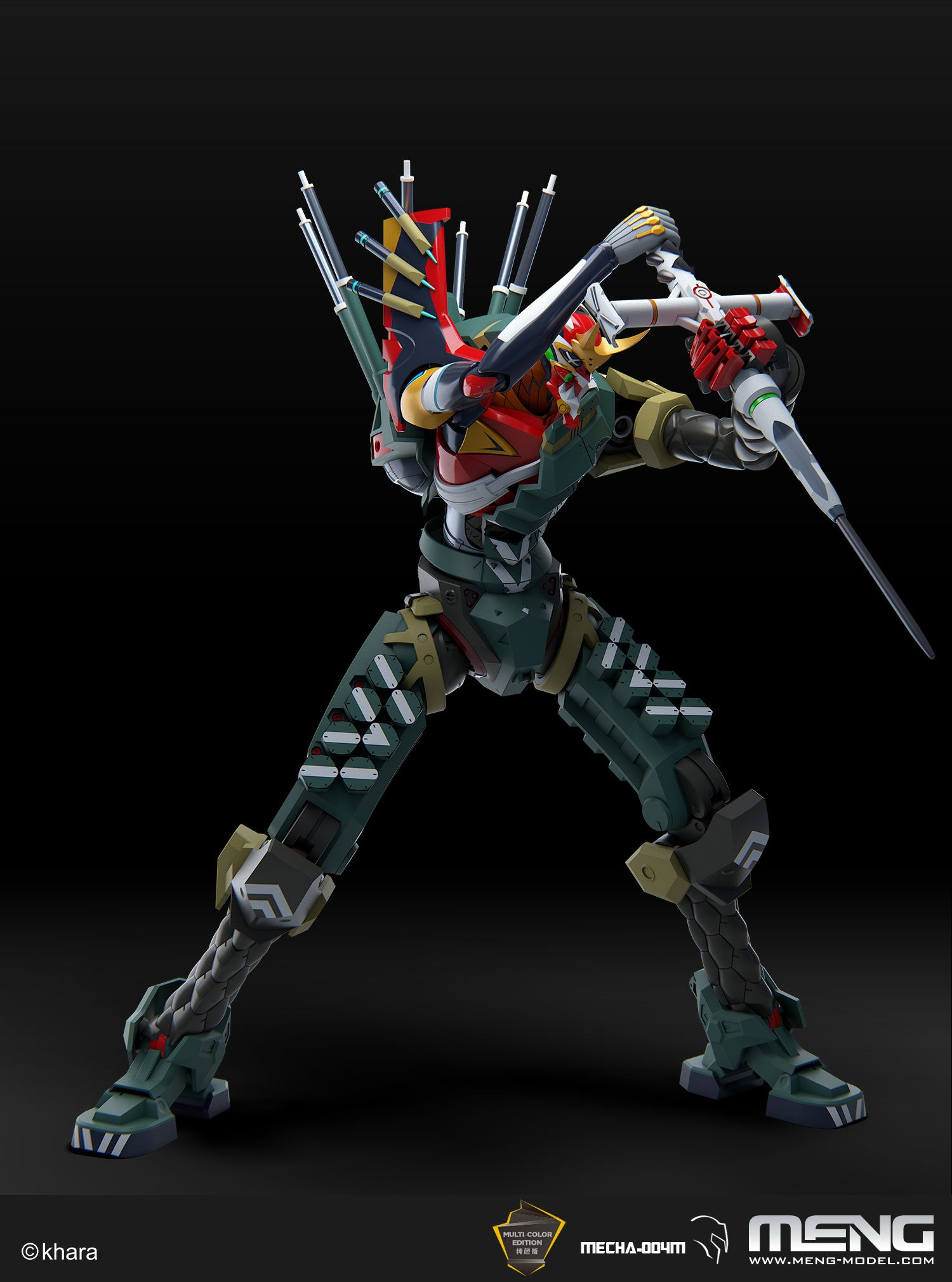 Meng Multipurpose Humanoid Decisive Weapon, Artificial Human Evangelion Production Model - New 02α (Multi-color Edition)