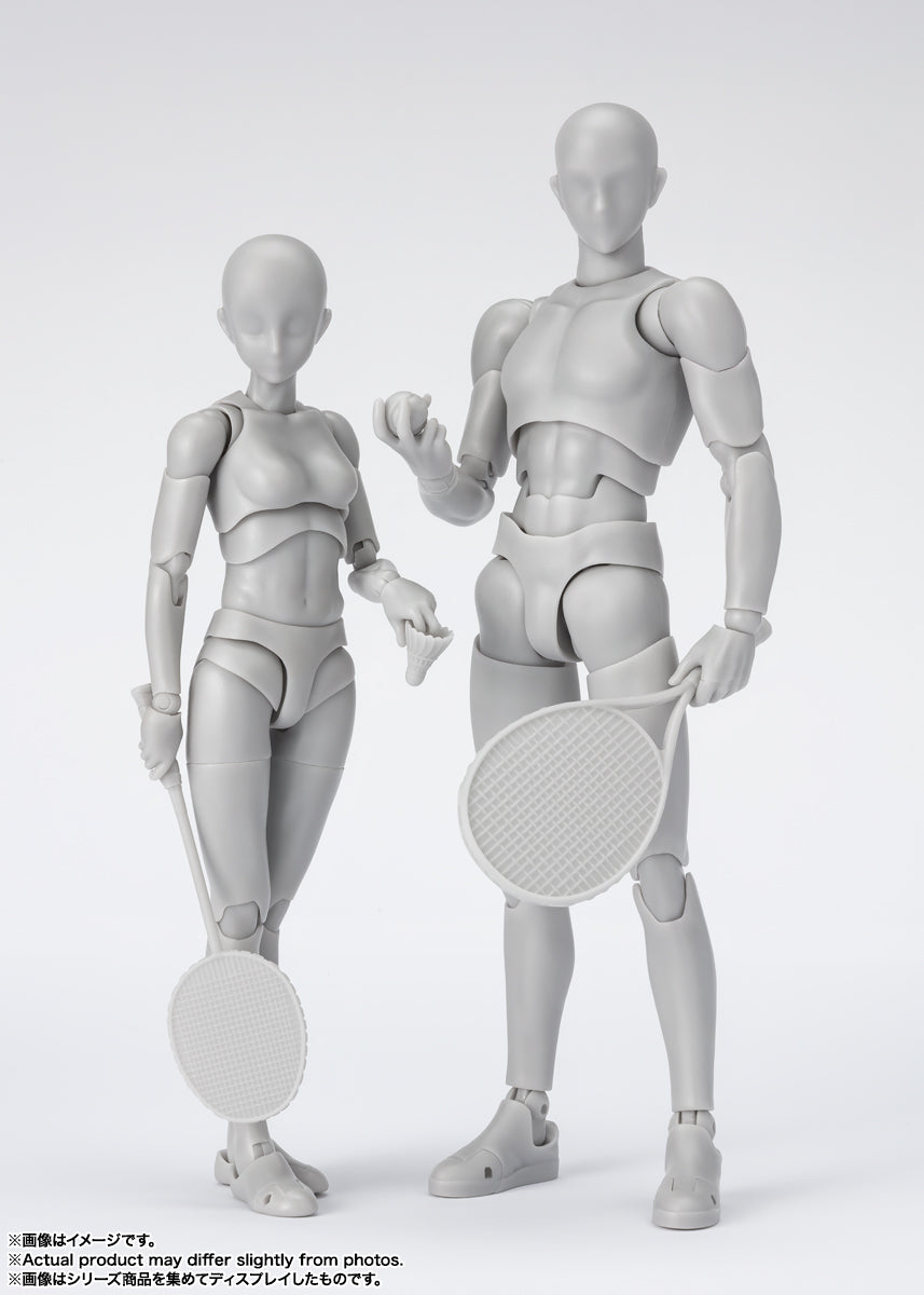 BANDAI Spirits Body-Chan -Sports- Edition DX Set (Gray Color ver.) , Tamashii Nations S.H.Figuarts