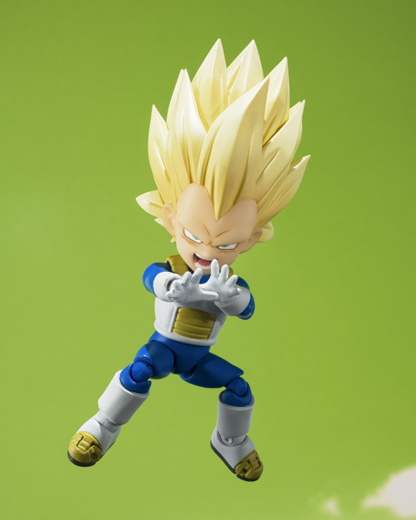 TAMASHII NATIONS SUPER SAIYAN 3 VEGETA (MINI)  "DRAGON BALL DAIMA", TAMASHII NATIONS S.H.Figuarts (P-Bandai Exclusive)(4573102673480)(4573102673480)