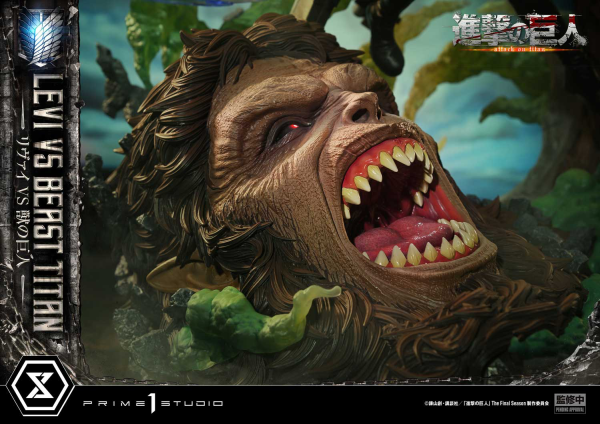 Prime 1 Studio Ultimate Premium Masterline  TV animation Attack On Titan  Levi versus Beast Titan | 4582647120052