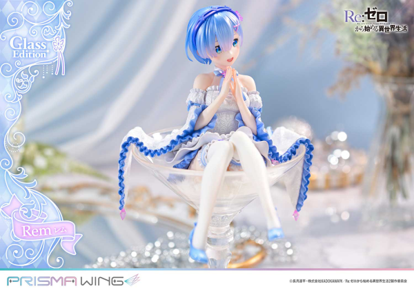 Prime 1 Studio PRISMA WING  Re:ZERO -Starting Life in Another World-  Rem Glass Edition  1/7 Scale Pre-Painted Figure | 4580708049502