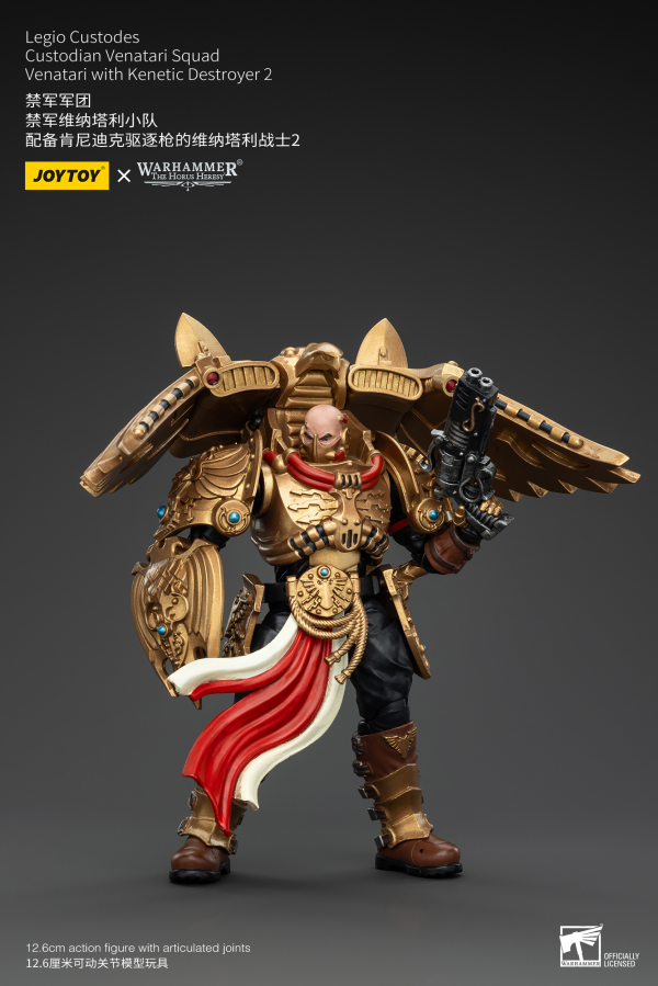 JOYTOY Legio Custodes Custodian Venatari Squad Venatari with Kenetic Destroyer 2(6927054400782)(6927054400782)