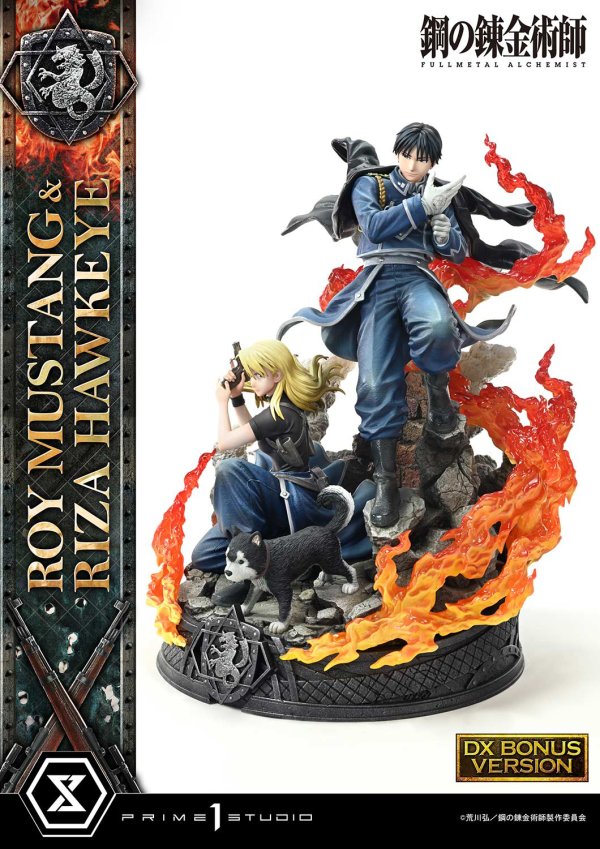 Prime 1 Studio Concept Masterline Fullmetal Alchemist Roy Mustang & Riza Hawkeye DX Bonus Version | 4580708049595