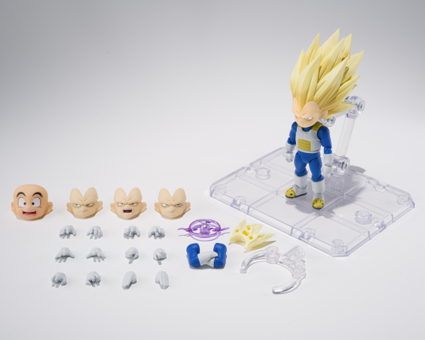 TAMASHII NATIONS SUPER SAIYAN 3 VEGETA (MINI)  "DRAGON BALL DAIMA", TAMASHII NATIONS S.H.Figuarts (P-Bandai Exclusive)(4573102673480)(4573102673480)