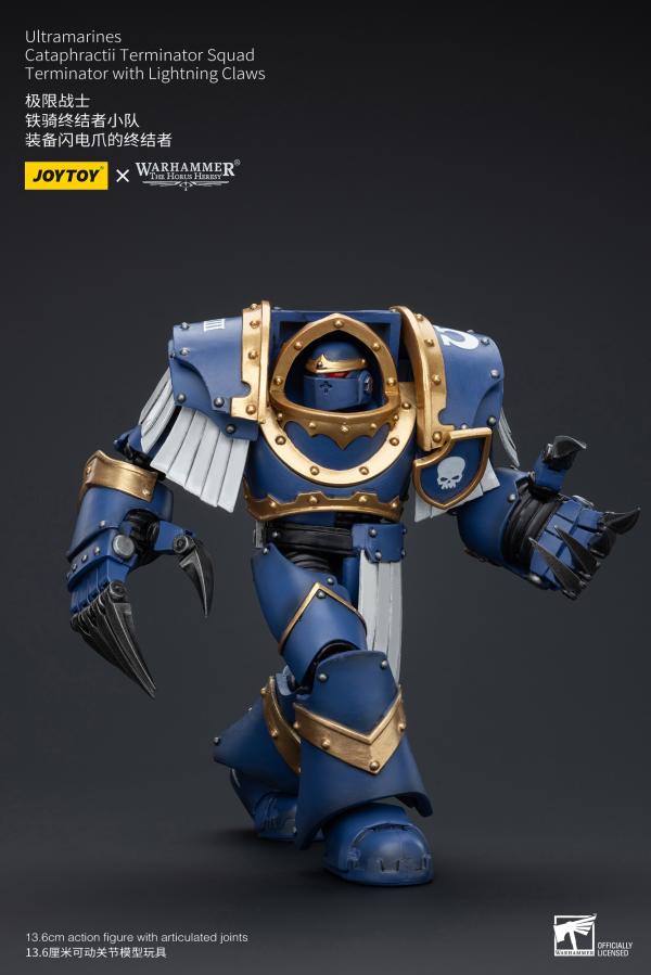 Joy Toy Ultramarines Cataphractii Terminator Squad Terminator with Lightning Claws(6973130377394)(6973130377394)