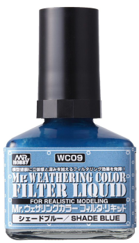 GSI Creos Mr. Weathering Color - Filter Liquid Blue