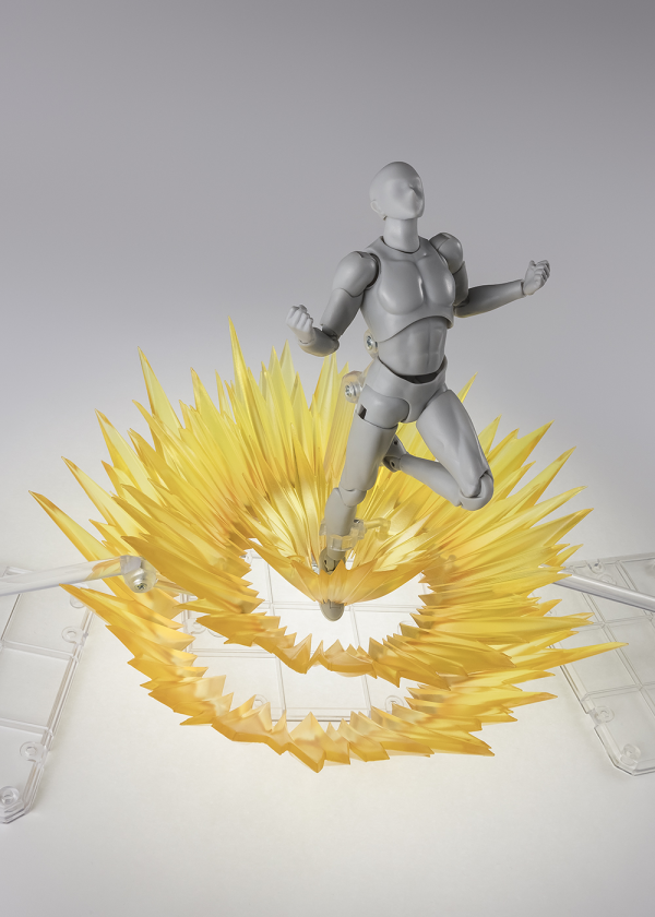 BANDAI Tamashii SHOCK IMPACT Yellow Ver. for S.H.Figuarts , TAMASHII NATIONS TAMASHII EFFECT