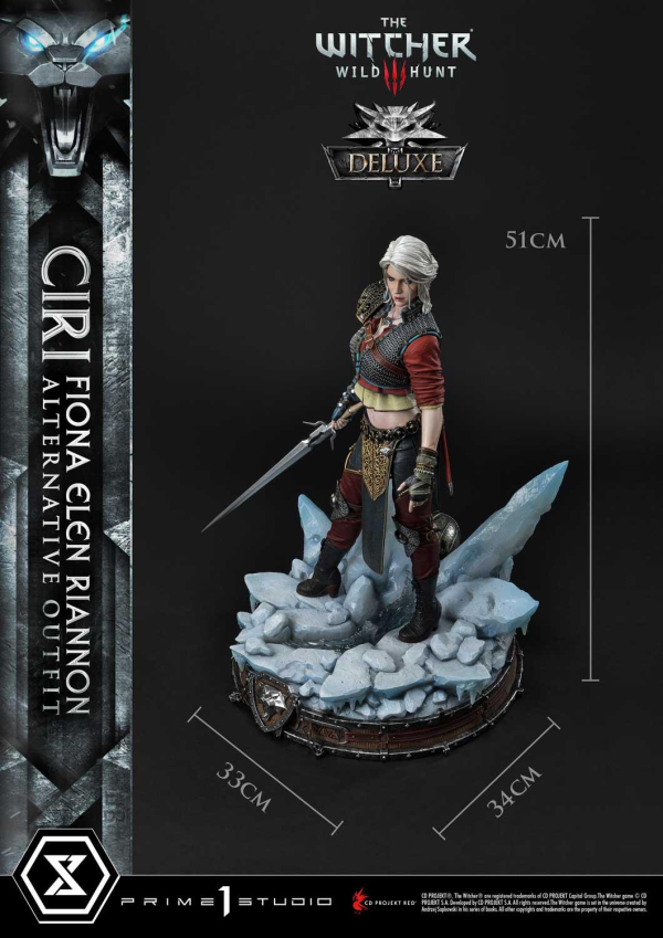 Prime 1 Studio Premium Masterline The Witcher 3: Wild Hunt Ciri Fiona Elen Riannon Alternative Outfit DX Bonus Version(4580708038315)(4580708038315)