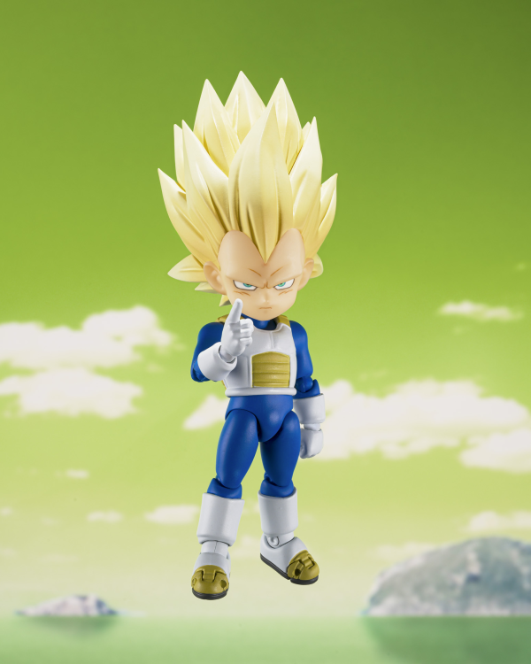 TAMASHII NATIONS SUPER SAIYAN 3 VEGETA (MINI)  "DRAGON BALL DAIMA", TAMASHII NATIONS S.H.Figuarts (P-Bandai Exclusive)(4573102673480)(4573102673480)