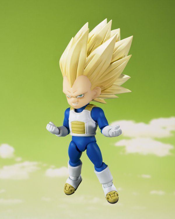 TAMASHII NATIONS SUPER SAIYAN 3 VEGETA (MINI)  "DRAGON BALL DAIMA", TAMASHII NATIONS S.H.Figuarts (P-Bandai Exclusive)(4573102673480)(4573102673480)