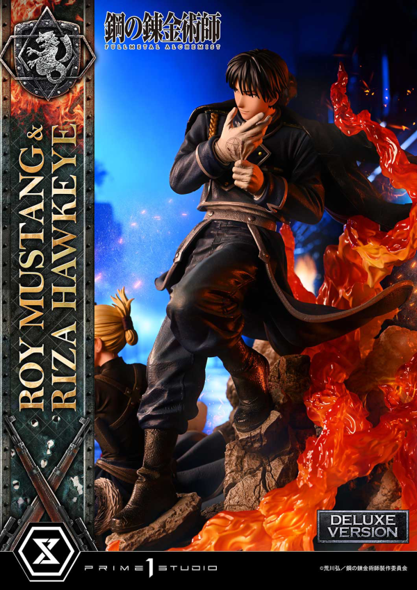 Prime 1 Studio Concept Masterline Fullmetal Alchemist Roy Mustang & Riza Hawkeye DX Bonus Version | 4580708049595