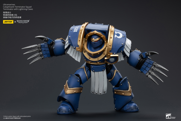 Joy Toy Ultramarines Cataphractii Terminator Squad Terminator with Lightning Claws(6973130377394)(6973130377394)