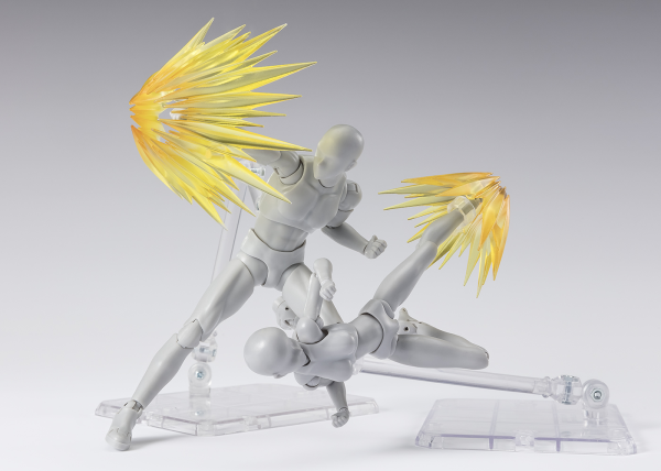 BANDAI Tamashii SHOCK IMPACT Yellow Ver. for S.H.Figuarts , TAMASHII NATIONS TAMASHII EFFECT