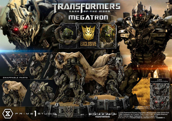 Prime 1 Studio Museum Masterline Transformers: Dark of the Moon (Film) Megatron EX Bonus Version | 4582535944968