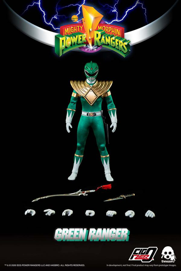 Three Zero Mighty Morphin Power Rangers - FigZero 1/6 Green Ranger