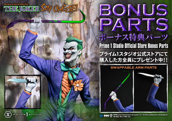 Prime 1 Studio Museum Masterline Batman (Comics) The Joker - Say Cheese DX Bonus Version | 4580708035123