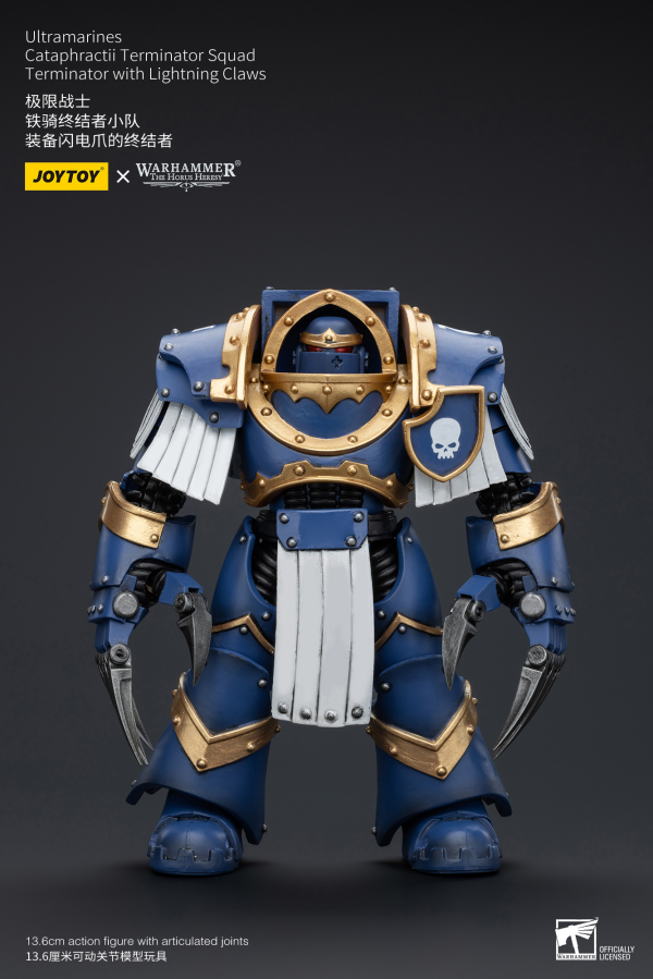 Joy Toy Ultramarines Cataphractii Terminator Squad Terminator with Lightning Claws(6973130377394)(6973130377394)