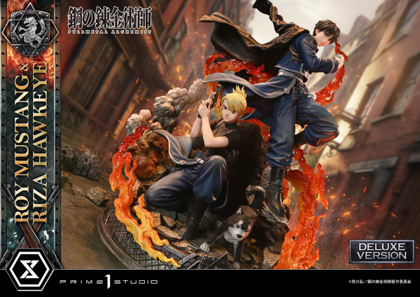 Prime 1 Studio Concept Masterline Fullmetal Alchemist Roy Mustang & Riza Hawkeye DX Bonus Version | 4580708049595