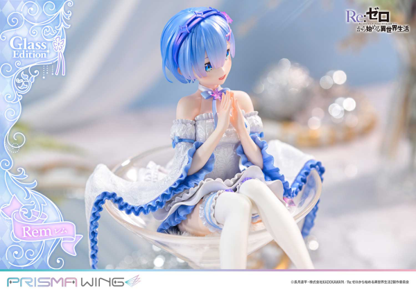 Prime 1 Studio PRISMA WING  Re:ZERO -Starting Life in Another World-  Rem Glass Edition  1/7 Scale Pre-Painted Figure | 4580708049502