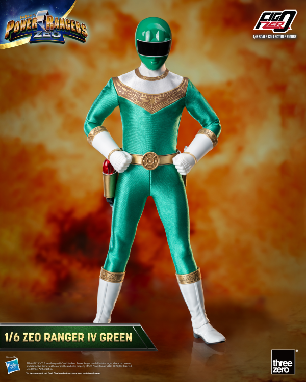 Three Zero Power Rangers Zeo - FigZero 1/6 Zeo Ranger IV Green