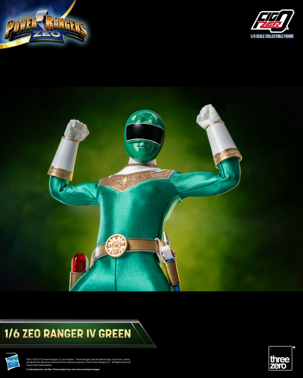 Three Zero Power Rangers Zeo - FigZero 1/6 Zeo Ranger IV Green