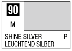 Mr Hobby Mr. Color 90 - Shine Silver (Metallic/Primary) | 4973028716795