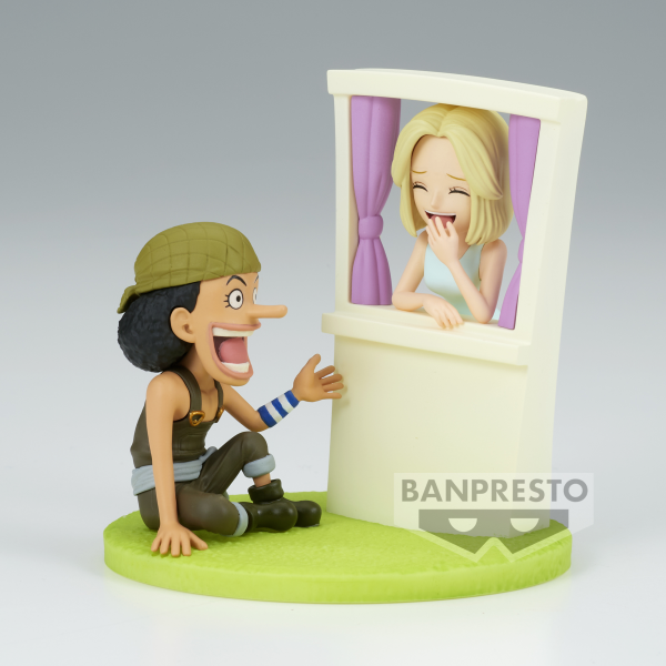 BANDAI Spirits Usopp & Kaya "One Piece", Bandai Spirits World Collectable Figure Log Stories