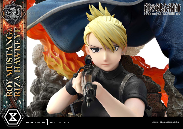 Prime 1 Studio Concept Masterline Fullmetal Alchemist Roy Mustang & Riza Hawkeye DX Bonus Version | 4580708049595