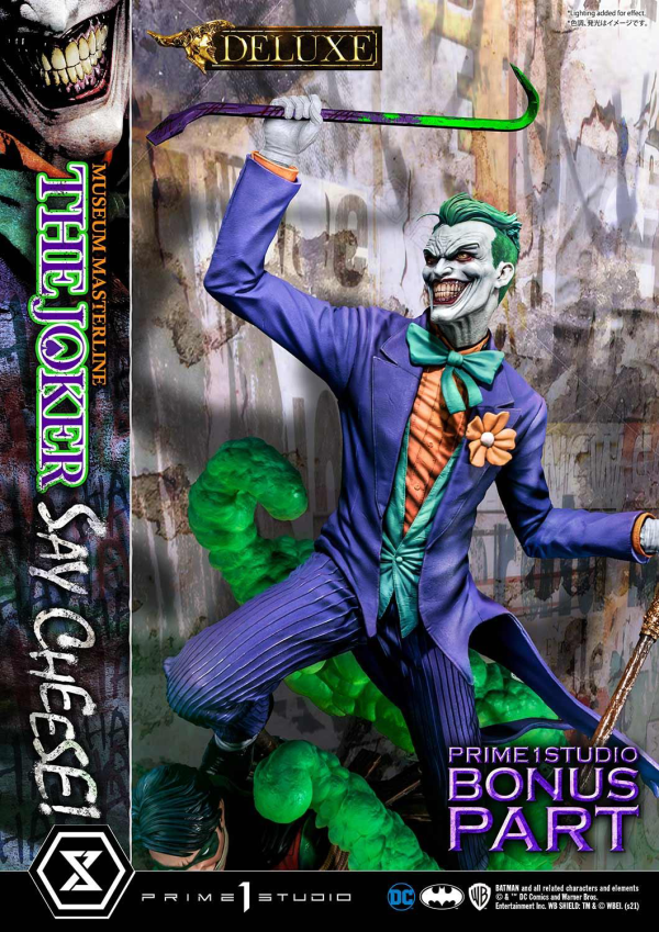 Prime 1 Studio Museum Masterline Batman (Comics) The Joker - Say Cheese DX Bonus Version | 4580708035123