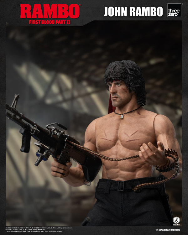 Three Zero Rambo: First Blood Part II - 1/6 John Rambo