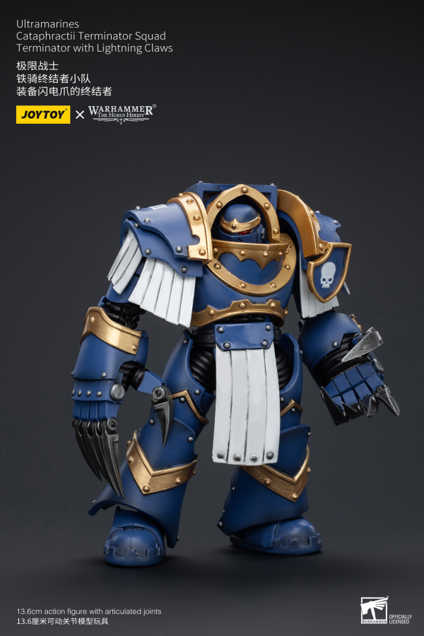 Joy Toy Ultramarines Cataphractii Terminator Squad Terminator with Lightning Claws(6973130377394)(6973130377394)