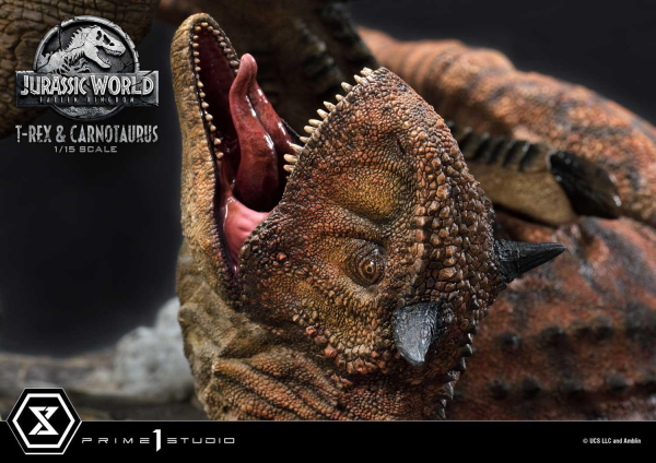 Prime 1 Studio Legacy Museum Collection Jurassic World: Fallen Kingdom (Film) Tyrannosaurus-Rex & Carnotaurus 1/15 scale Deluxe Version | 4580708034874