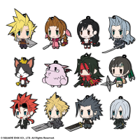 SQUARE ENIX FINAL FANTASY TRADING RUBBER STRAP FF VII EXTENDED EDITION (Blind box set of 12) (DISPLAY)