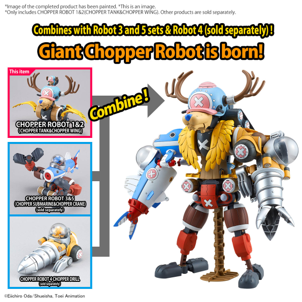 BANDAI Hobby CHOPPER ROBOT 1&2(CHOPPER TANK&CHOPPER WING)