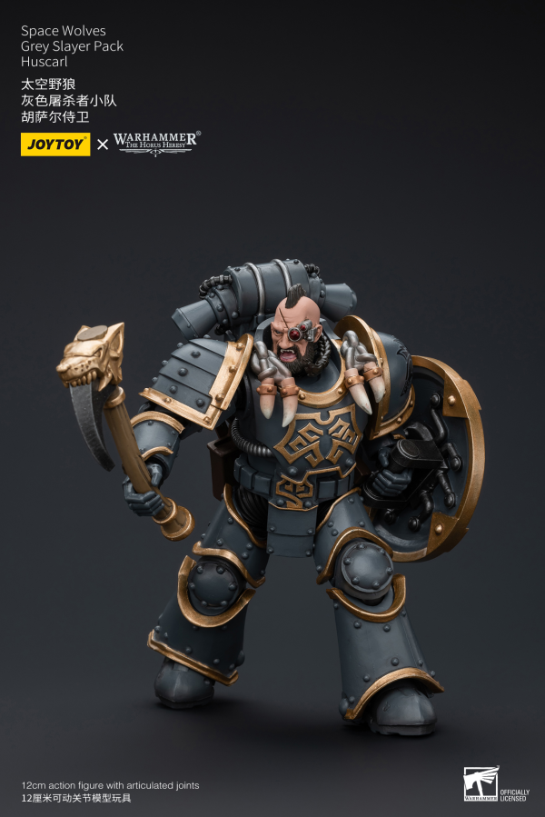 Joy Toy Space Wolves Grey Slayer Pack Huscarl(6973130377387)(6973130377387)