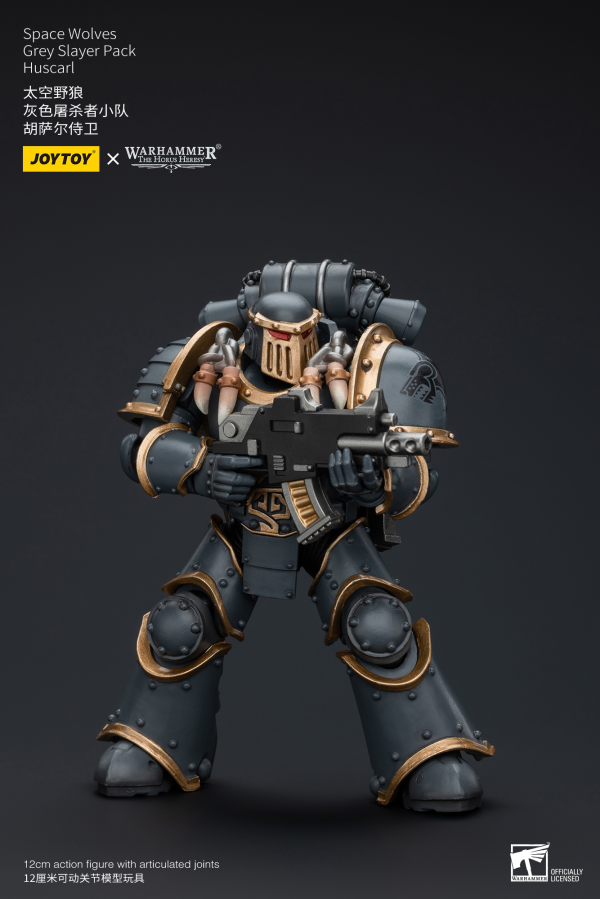 Joy Toy Space Wolves Grey Slayer Pack Huscarl(6973130377387)(6973130377387)