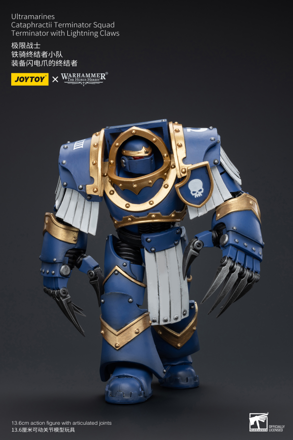 Joy Toy Ultramarines Cataphractii Terminator Squad Terminator with Lightning Claws(6973130377394)(6973130377394)