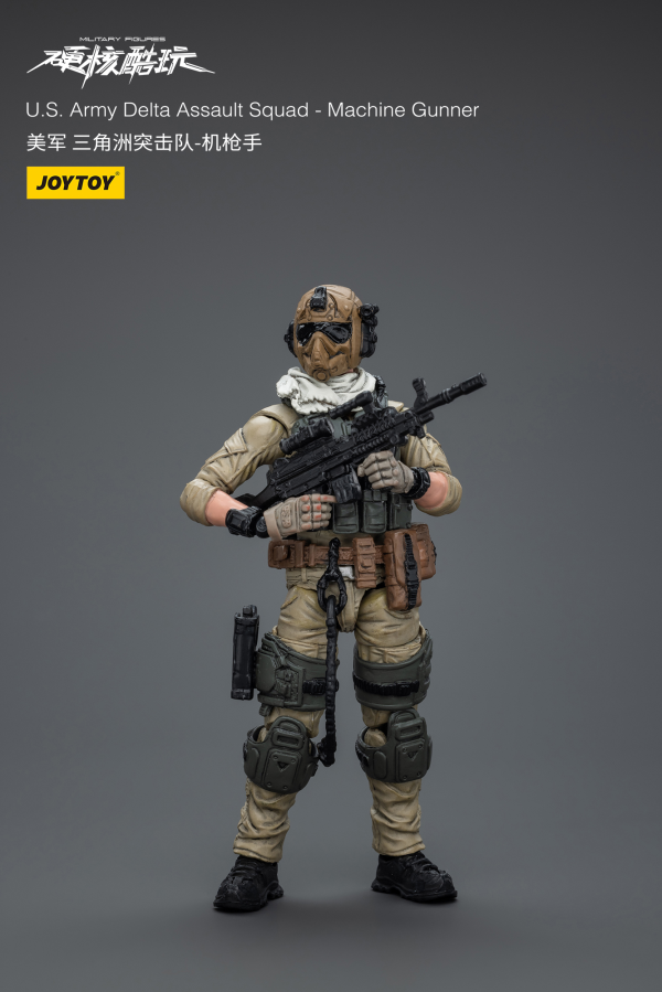 Joy Toy U.S.Army Delta Assault Squad-Machine Gunner